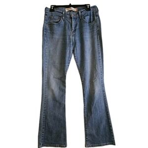 Levi's 515 Bootcut Jeans Women's 8M (30x30.5) Blue Mid Rise Blue Pocket VGUC